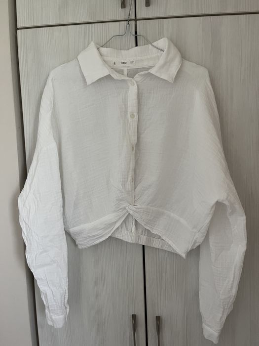 Ефектна бяла риза Mango