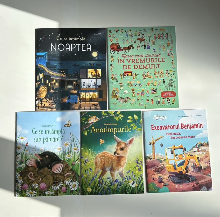 Cărți Usborne NOI - 3D, muzicale, tactile, cu clapete  - eng & ro