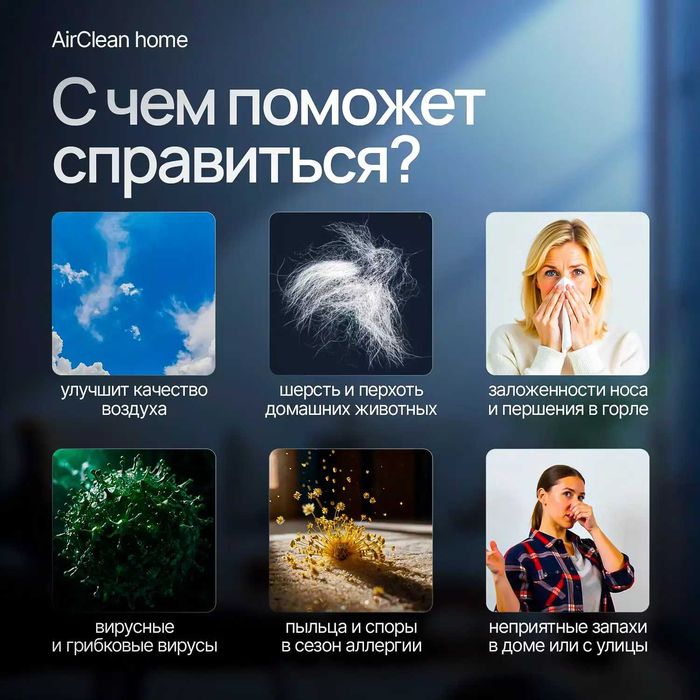 Очиститель воздуха Техсол AirClean Home (50 м²)