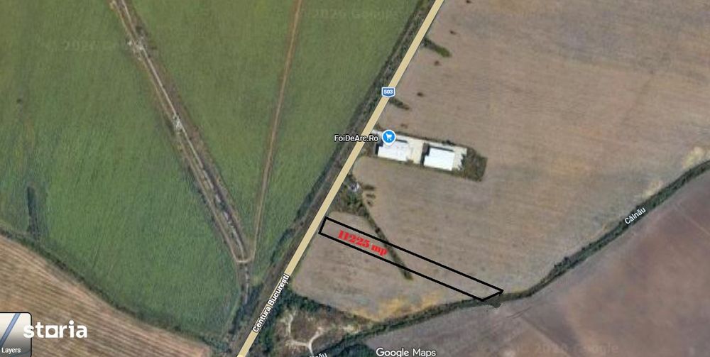 Teren intravilan | Popesti-Leordeni | Acces direct din Sos de Centura