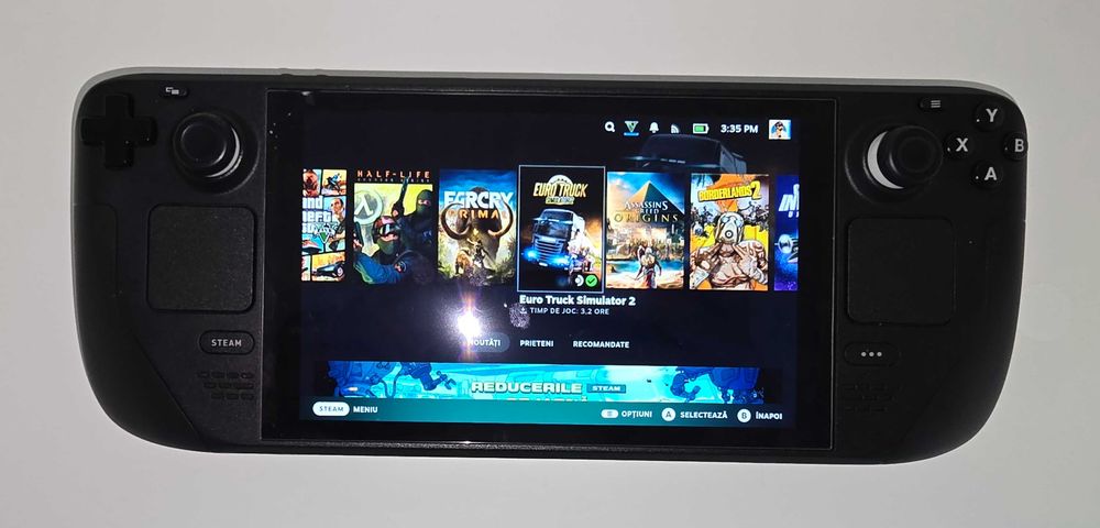 Steam Deck LCD 1TB (512GB + 512GB SD) | Ca Nou | Full Accesorii