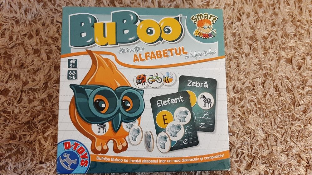 Joc educativ D-Toys Bufnita Bubo, Sa Invatam Alfabetul