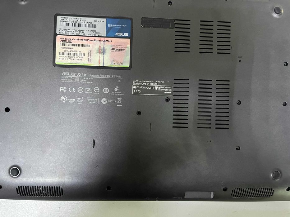 Ноутбук ASUS UX30