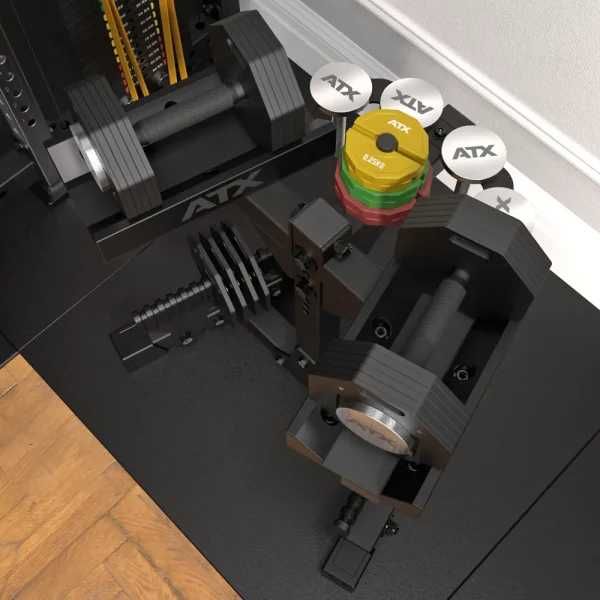 Регулируеми Дъмбели със Стойка ATX® Octa Dumbbells – 2 х 36 кг, Чифт Гири