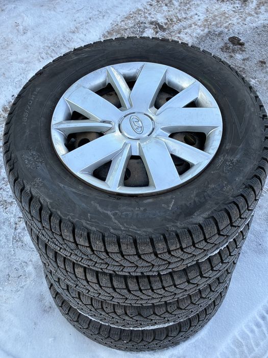 Комплект зимних колёс от лады гранты
