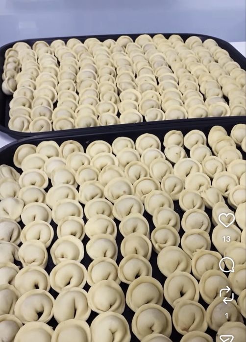 Домашние манты замороженные