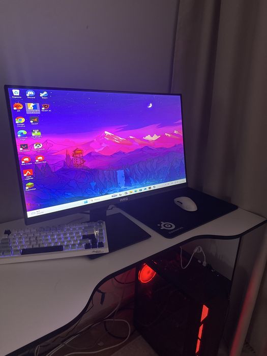 игровой компьютер системный блок с мониторм