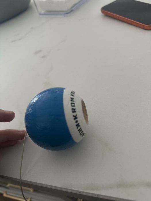 kendama krom pop albastra