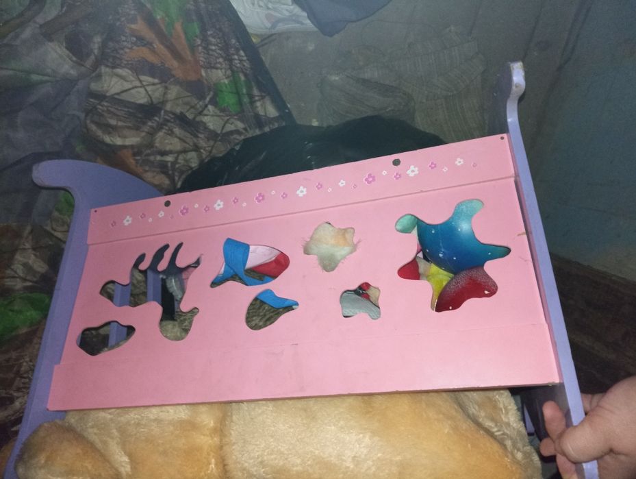 Кроватка для кукол дерево