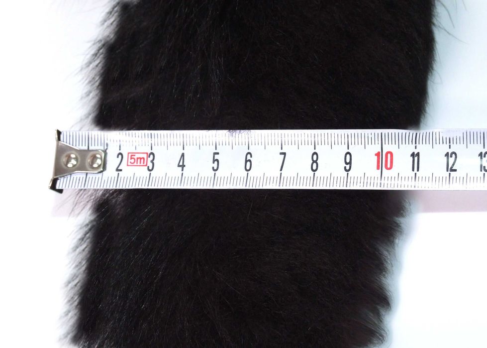 GULER vulpe neagra (cap, coada, labute), blana naturala, Italia, LUX