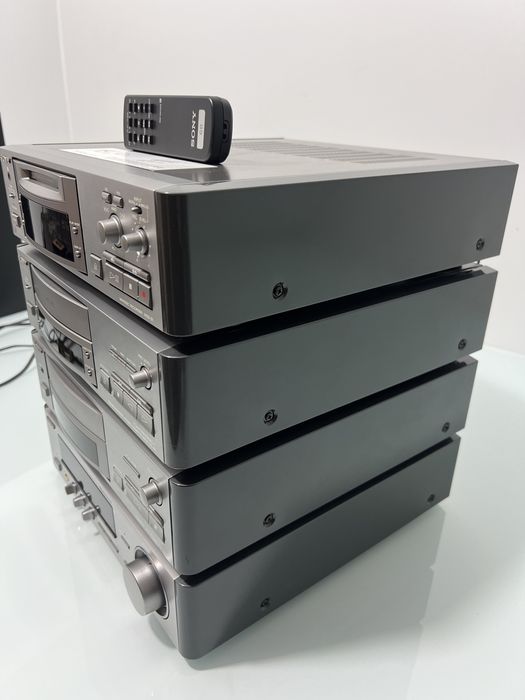 Linie Sony S1 Scala,  STR-S1, Deck TC-S1, CD Player CDP-S1, MiniDisc