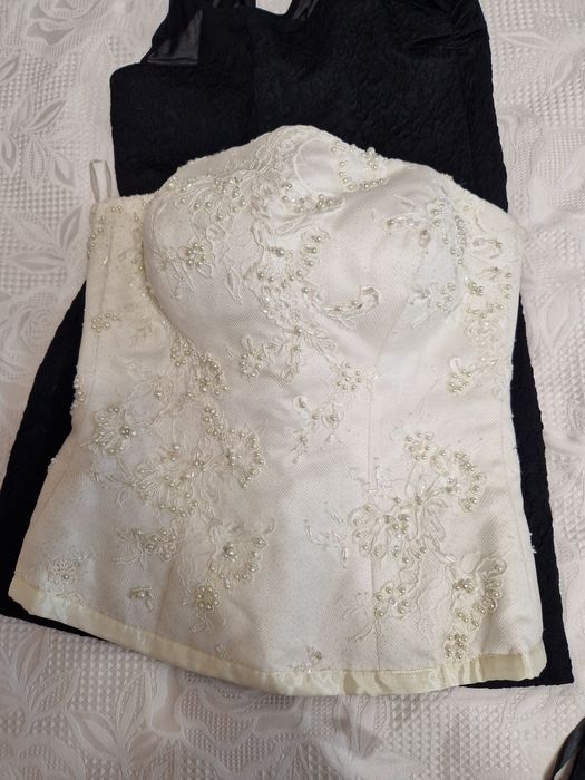 Сватбен корсет цвят  шампанско