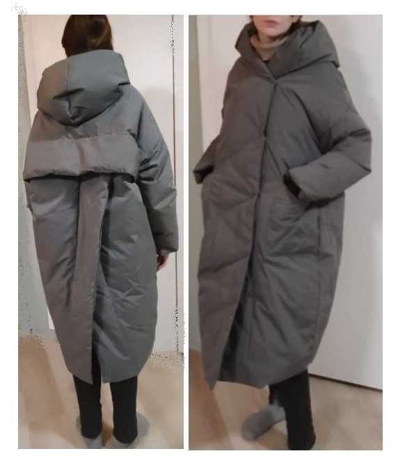 Пуховик На пуху. Оверсайз.