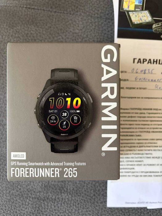 Garmin Forerunner 265  Black – Чисто нов, с гаранция | 350 € (330 € при лично предаване)