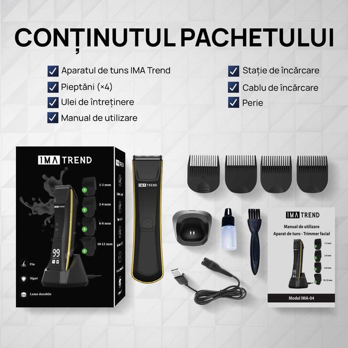 Masina de tuns si ras - Lot 50 bucati sigiliate noi cu factura