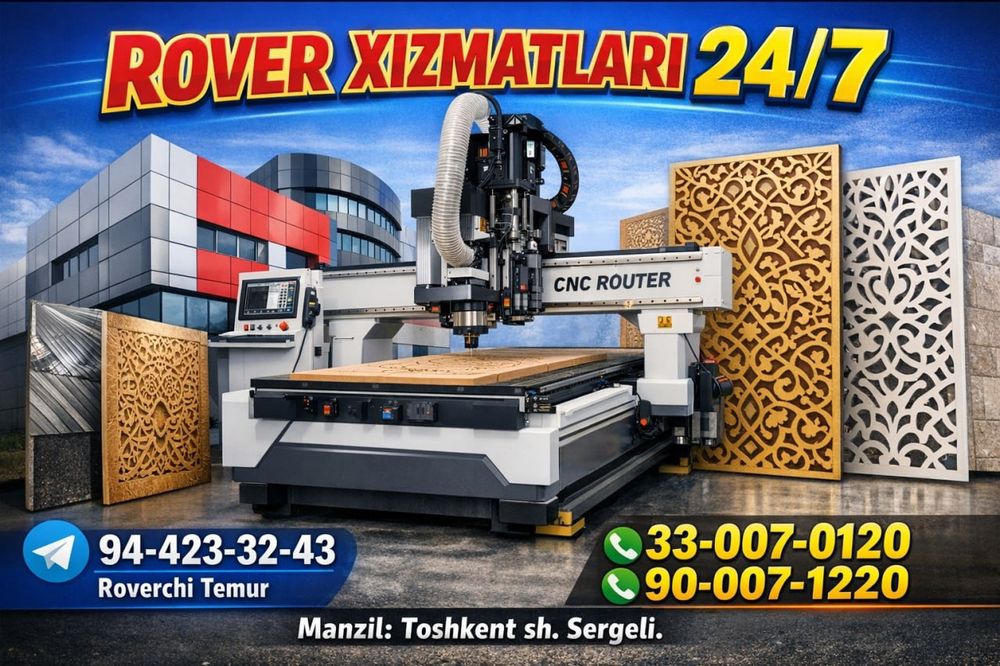Rover xizmati. Alukabond freza