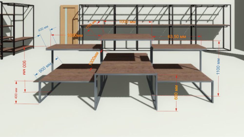 Мебель для бутика