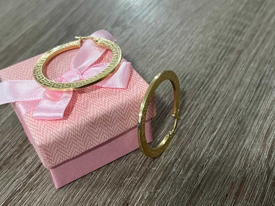 Златни обеци 14 карата