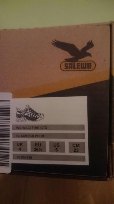 Нови туристически обувки SALEWA WS WILDFIRE Gore-tex номер36,5 -4UK