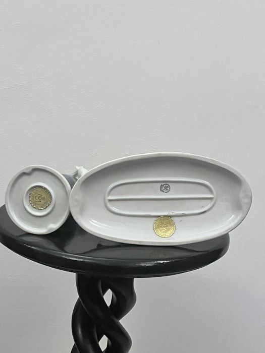 Set statuete bibelouri germane MO Metzler & Ortloff bibelou portelan