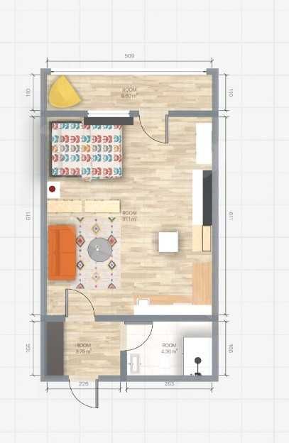 Продава се Едностаен апартамент в Асеновград - 30 кв.м за 1134 €/кв.м - Снимка #5