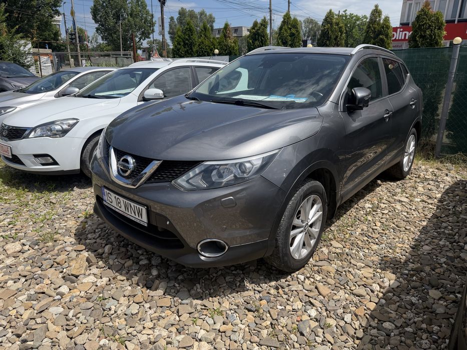 Nissan Qashqai Tekna 1.6dci euro 6 full led, inmatriculata,carlig de remorcare, dezghetare parbriz, rate si garantie!