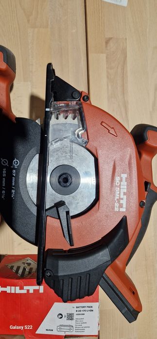 Hilti circular pentru metal pe acumulator