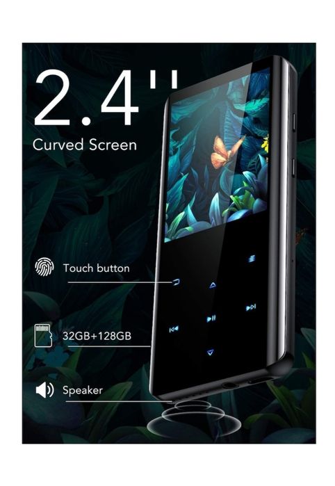 MP3 Player AGPTEK 32 GB cu Bluetooth 5.0