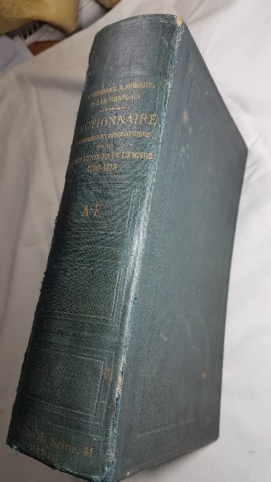 Carte rara ! Dictionaire historiqueet biographique de la revolution