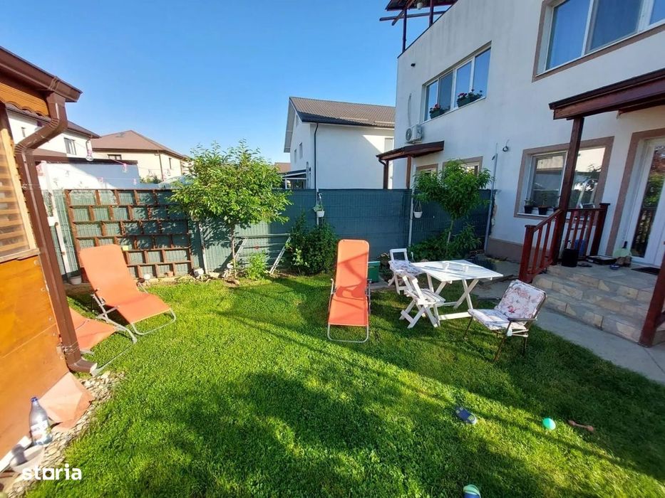 Casa Bragadiru 4 camere 4 bai curte 170 mp incalzire pardoseala