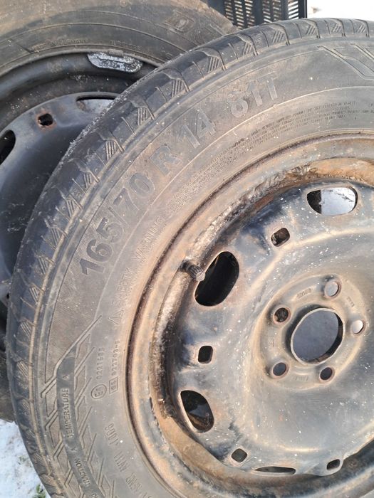 Roti Jante cu cauciucuri 165 70 R14 Polo Fabia Ibiza