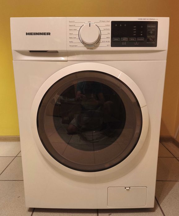 Masina de spalat rufe (SLIM) HEINNER HWM-M814IVSMNA+++ 8kg, 1400rpm, garantie 2 ANI