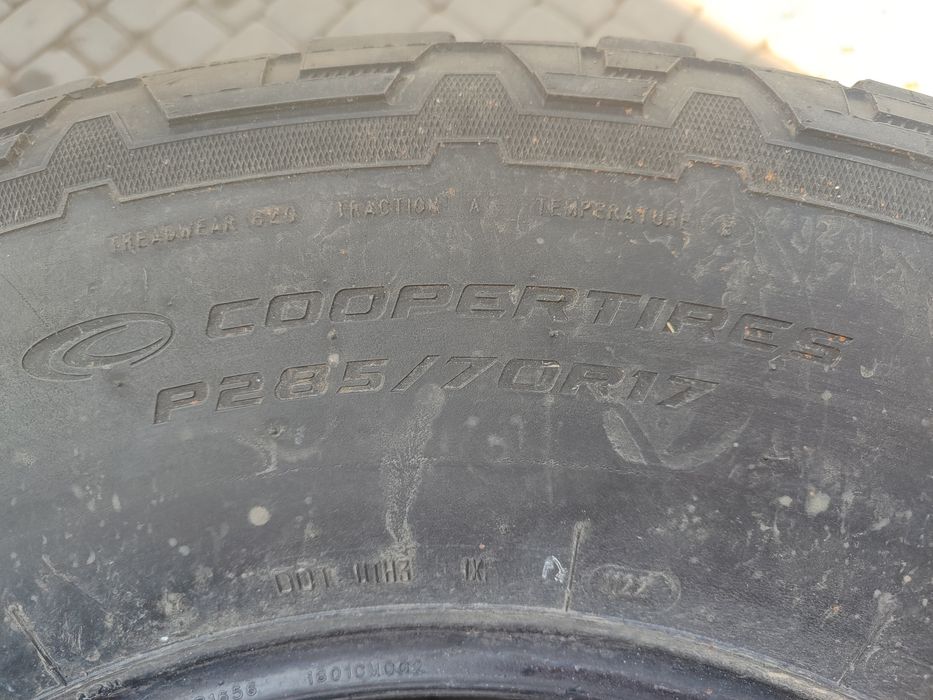 Шины Cooper P285/70/R17