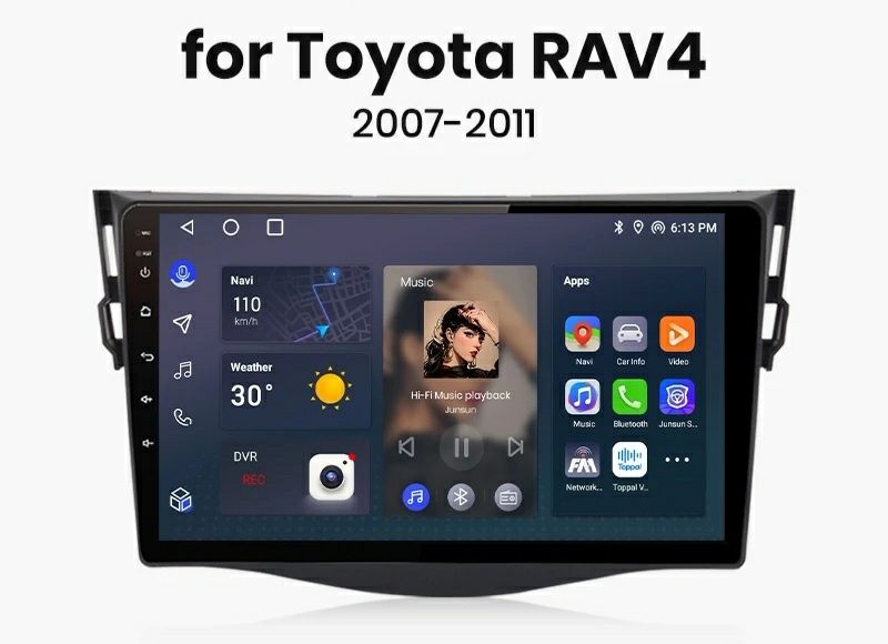 Navigatie Android dedicata pt. Toyota RAV 4 (2007-2011).
