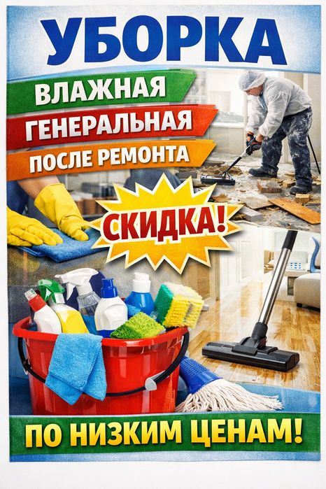 Уборка домов и коттеджей