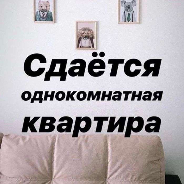 Сдам однокомнатную квартиру