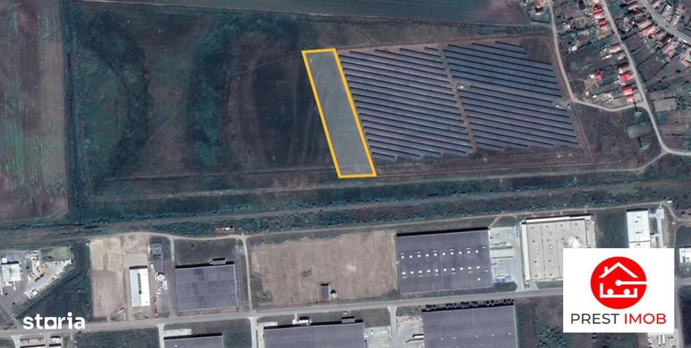 Teren Intravilan in zona industriala de vânzare langa Aeroportul