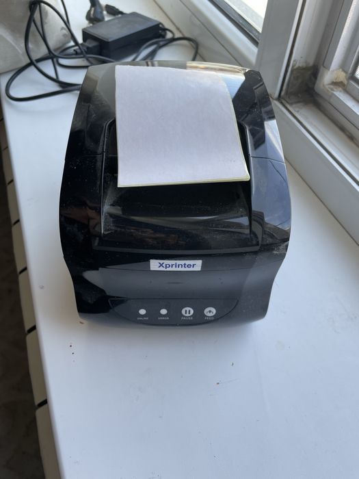 Принтер Xprinter XP-365B USB/LAN черный