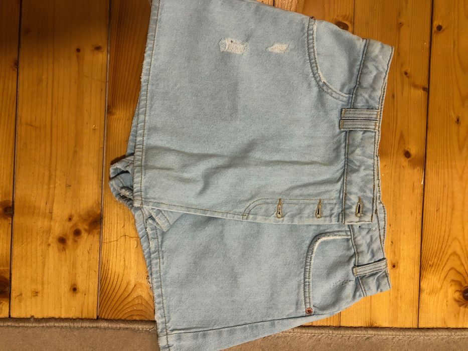 Blugi scurti, fusta pantalon, 164cm, Zara
