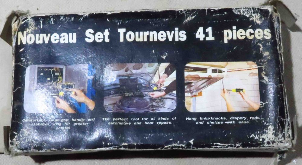 Отвертка реверсивная с набором бит и головок 41в1