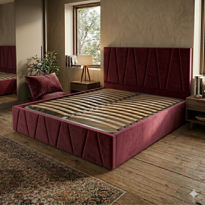 OFERTA Paturi tapițate de lux cu somiera inclusa