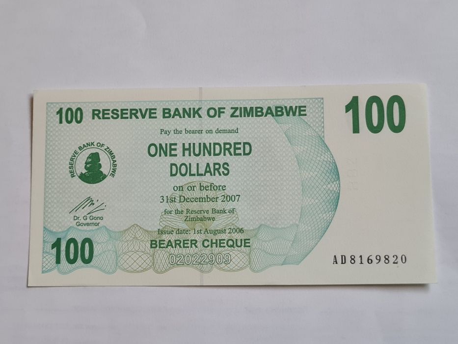 Евтини Банкноти от Зимбабве. UNC