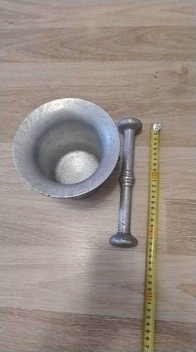 Mojar de aluminiu cu pistil