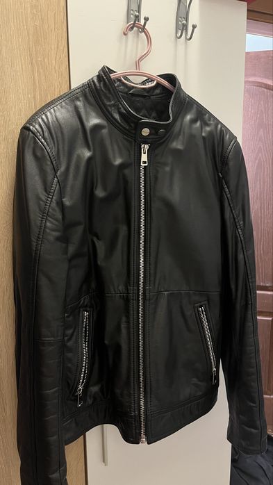 Мъжко кожено яке Barneys Originals – естествена кожа-Barneys