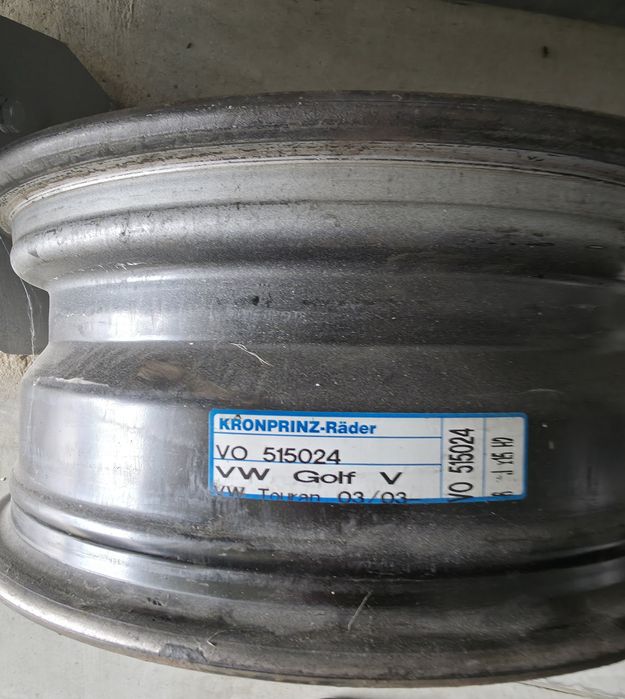 Jante tabla golf 5 originale