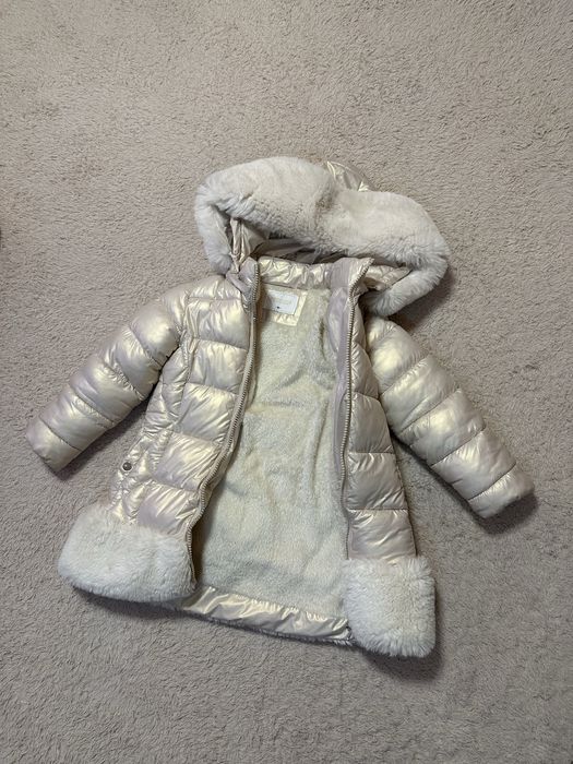 зимно пухено палто