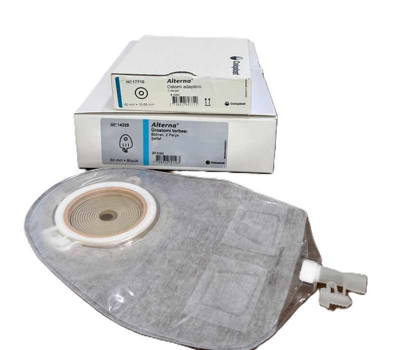 Двухкомпонентный уроприёмник Колопласт 50мм и 60мм