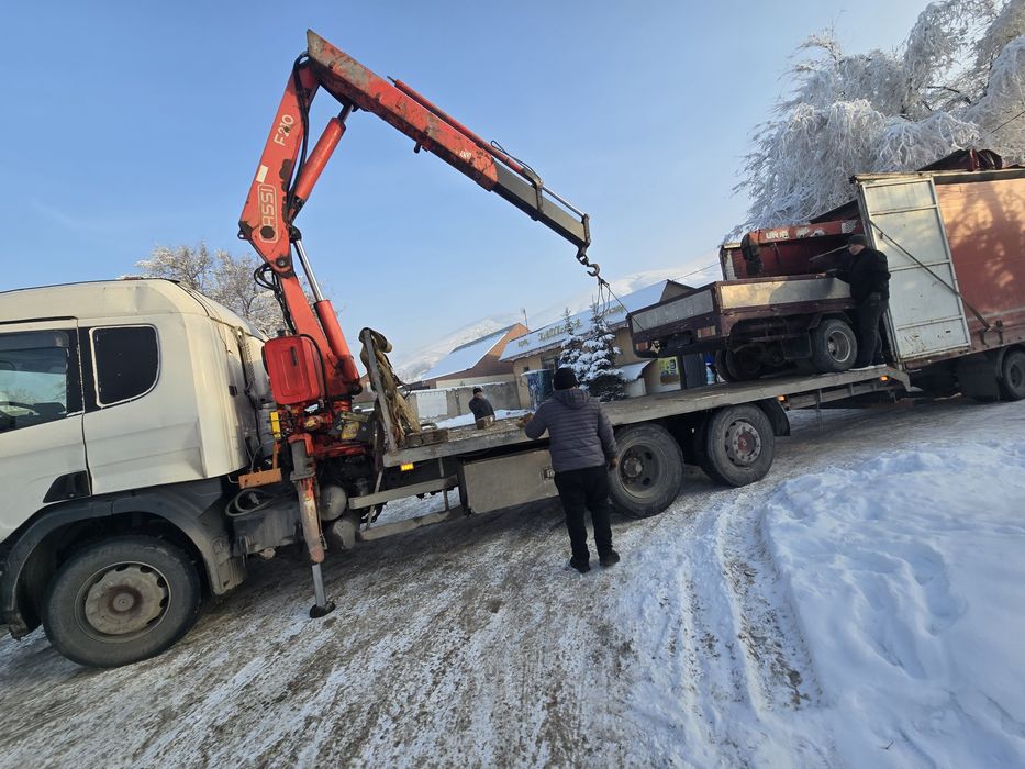 Услуги Грузовой Эвакуатор Манипулятор тралл мини