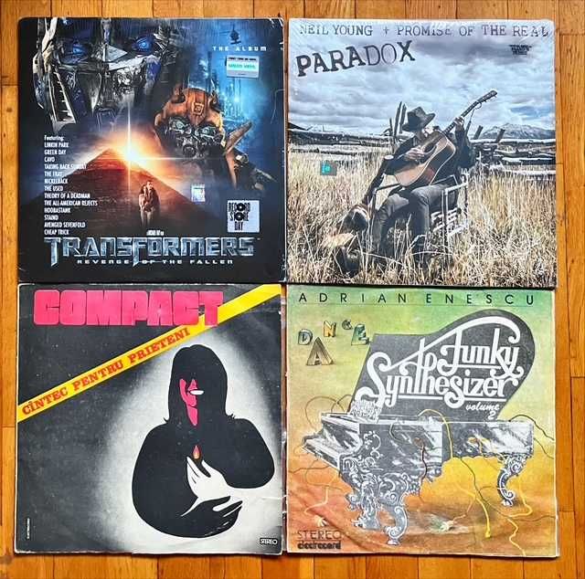 Viniluri rock & electro: Transformers, Compact, Pavlog's Dog, CCR, OMD