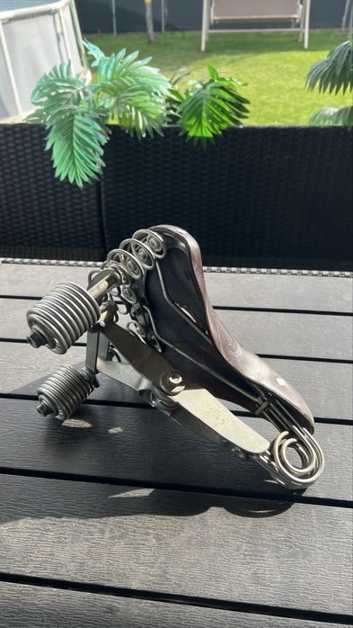 Sa bicicleta Piele